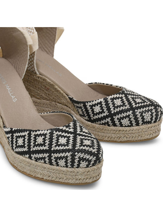 Women's Platform Espadrilles Black