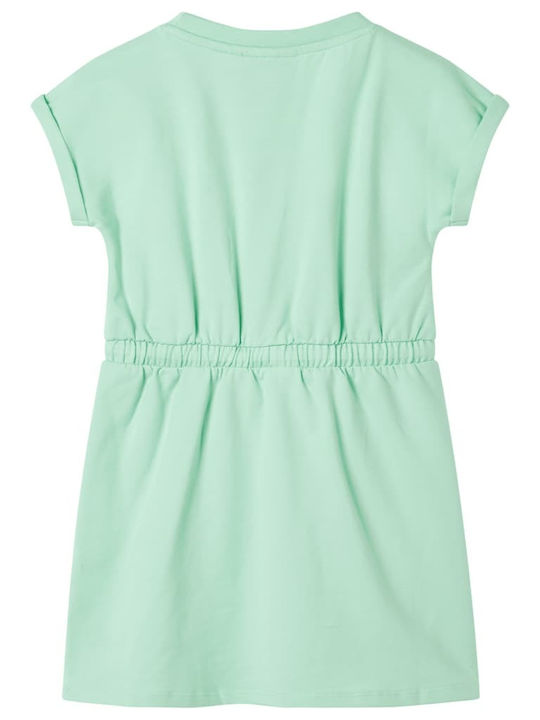 vidaXL Girls Dress Intense Green