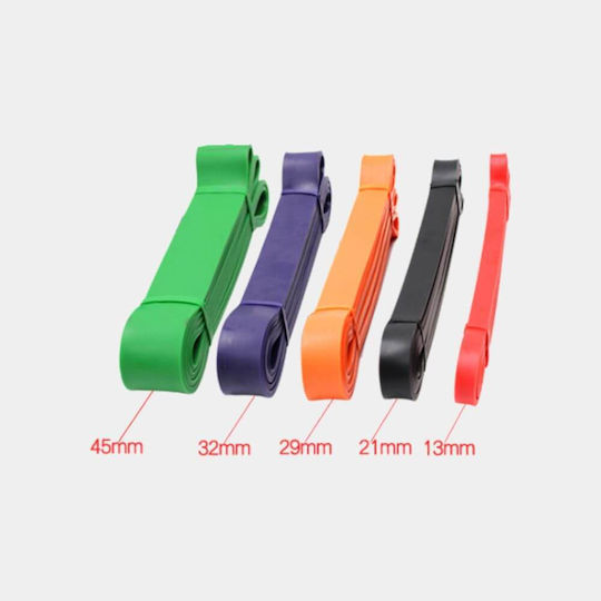 MotivationPro Loop Bands Σετ 5τμχ Πολύχρωμα Αντίστασης 2-54kg