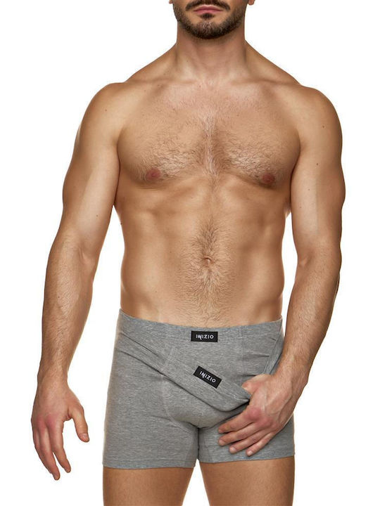 Inizio Men's Boxers Gray 2Pack