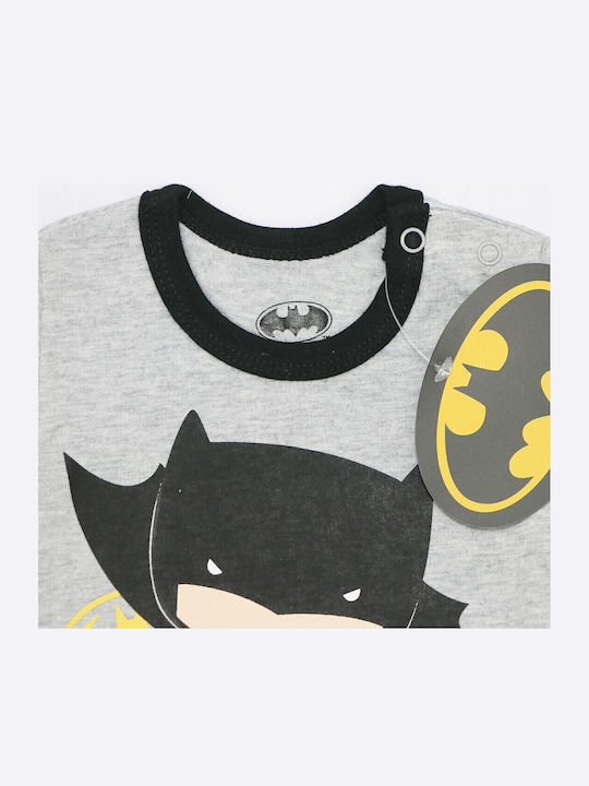 Superheroes Body pentru Bebeluși Mâneca scurta Gray