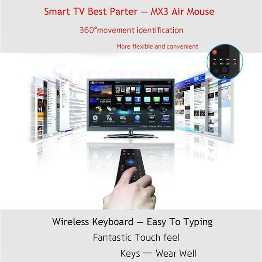 Compatible Remote Control for TV Boxes and TVs