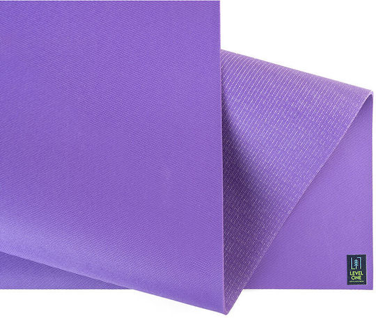Jade Level One Στρώμα Γυμναστικής Yoga Μωβ (173x61x0.4cm)