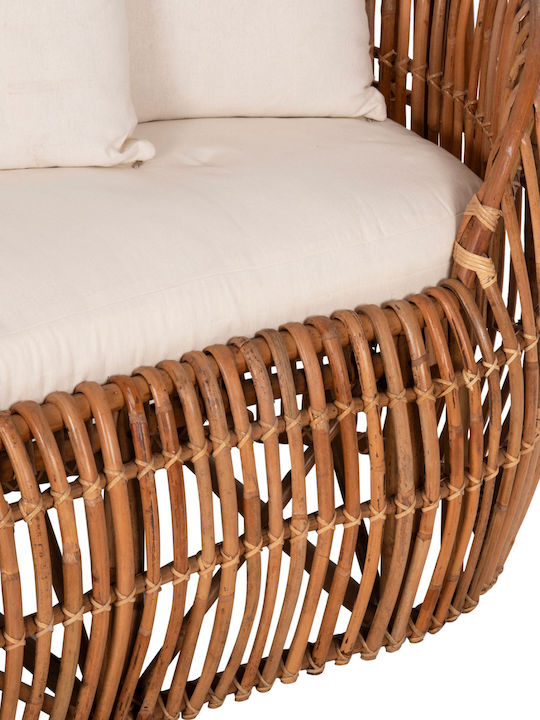 Lantry Canapea cu două locuri Exterior Rattan cu Perne 215x60x78cm