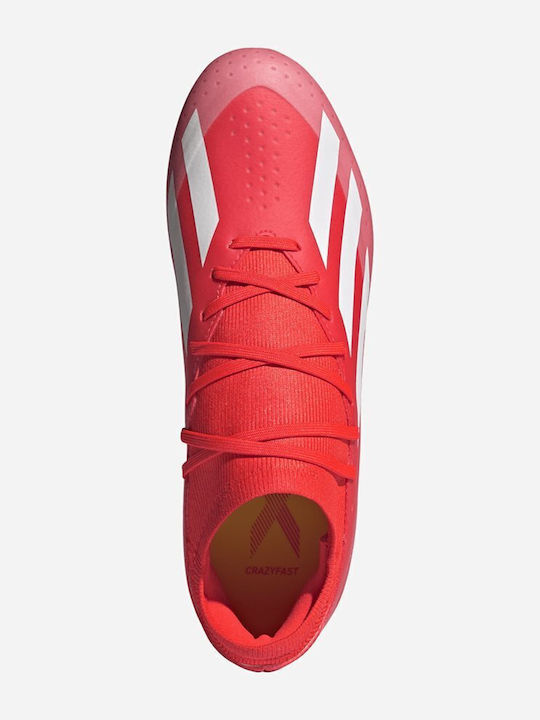 adidas X Crazyfast League Football Shoes with Cleats Red