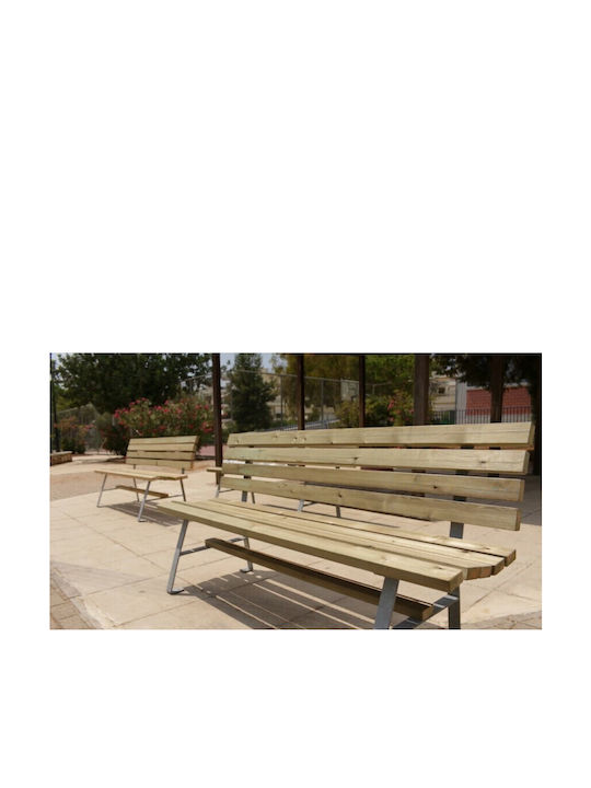 Bank Außenbereich Holz 180x75x75cm