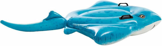 Intex STINGRAY Inflatable Sea Mattress with Handles Light Blue 185x145cm