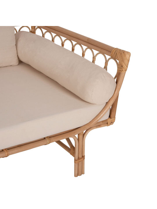 Aliki Canapea cu patru locuri Exterior Rattan cu Perne 200x100x86cm