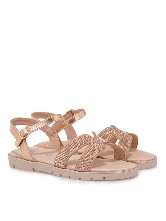 Exe Kinder Sandalen Rose Gold