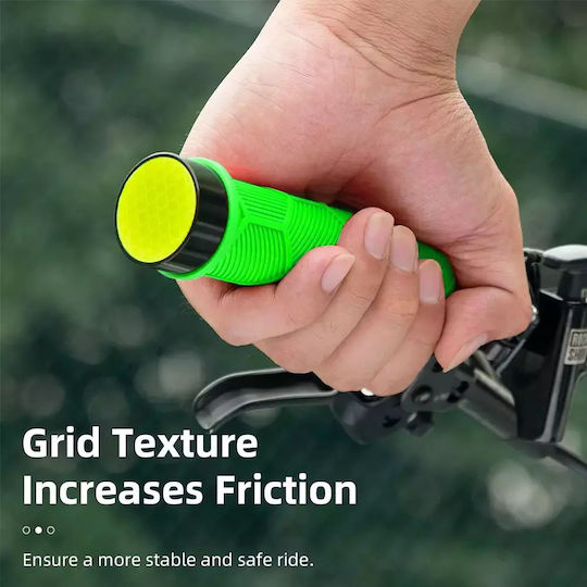 Rockbros 40720007005 Bicycle Handlebar Grips in Green Color