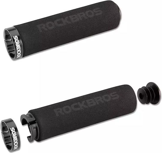 Rockbros BT1001BKBK Χειρολαβές Ποδηλάτου σε Μαύρο Χρώμα