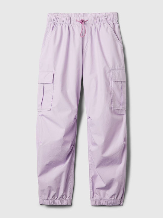 GAP Kids Cargo Trousers purple petal Pull-on