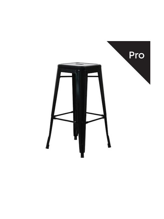 Metallic Garden for Bar Stool Black 42x42x76cm