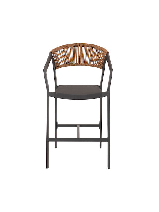 Bar Stool Aluminum Anthracite 57x63x103cm Bar Stool Aluminum Anthracite 57x63x103cm