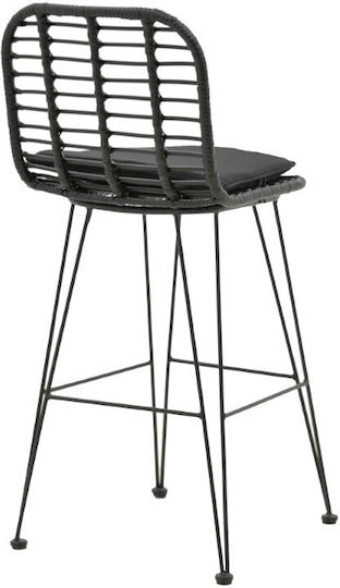 Σκαμπό Μπαρ Rattan Naoki