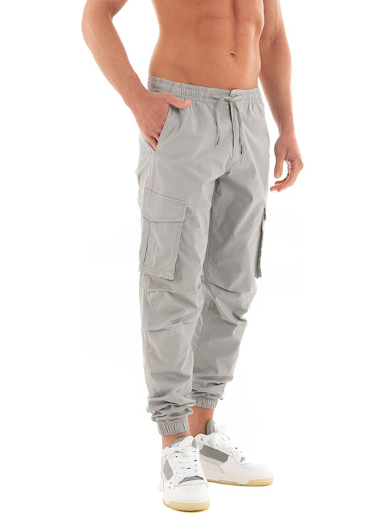Trousers Cargo Elastic in Loose Fit Ultimate grey