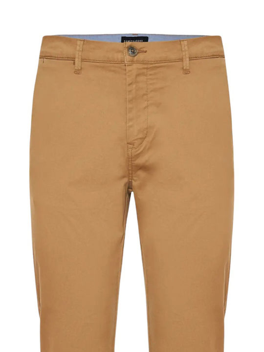 Trousers Chino Elastic in Regular Fit Vintage Beige