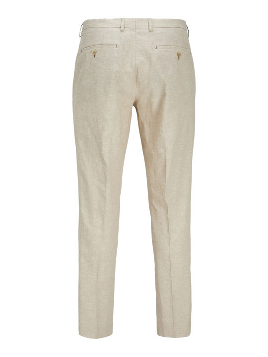 Trousers in Slim Fit Travertine