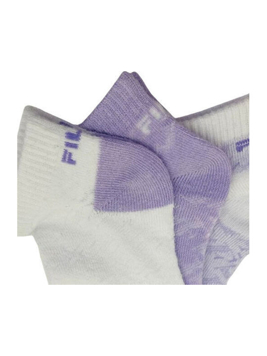 FILA Kinder Söckchen Invisible Lila 3 Paar
