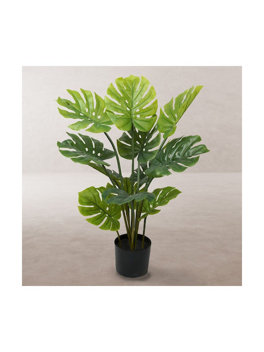 BigBuy Artificial Plant in Pot Monstera 120cm 1pcs