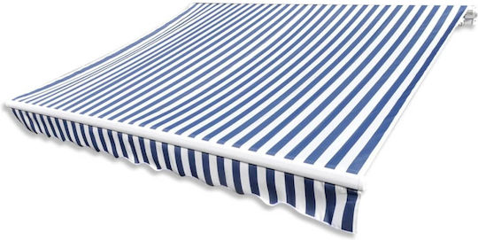 vidaXL Платнище за сенник Синьо 3x4 м