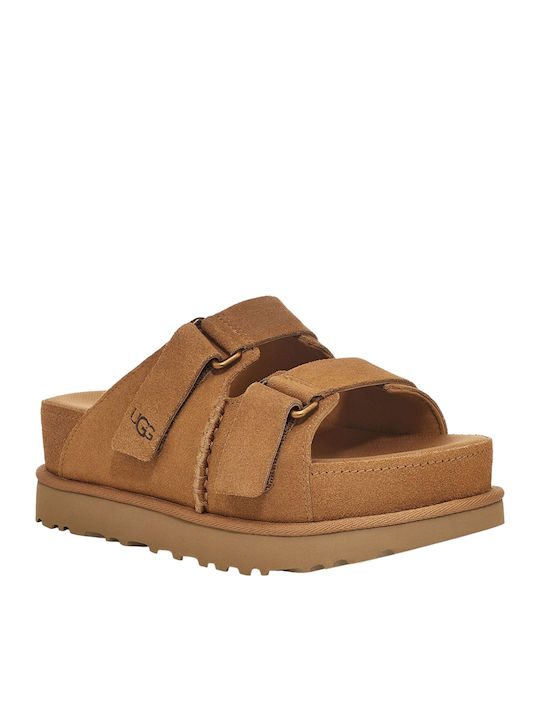 Goldenstar Γυναικεία Σανδάλια Chestnut Narrow Fit