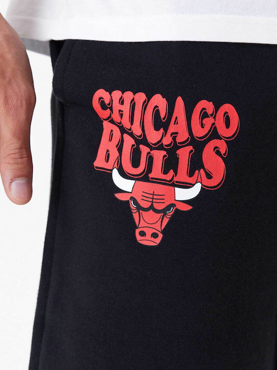 Nba Παντελόνι Φόρμας Γυαλιστερό με Λάστιχο Μαύρο