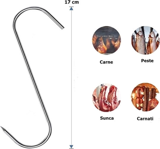 Meat Hook Inox 17cm