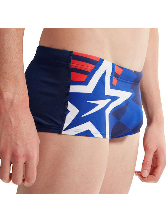 Men's Swimwear Shorts Blue/red