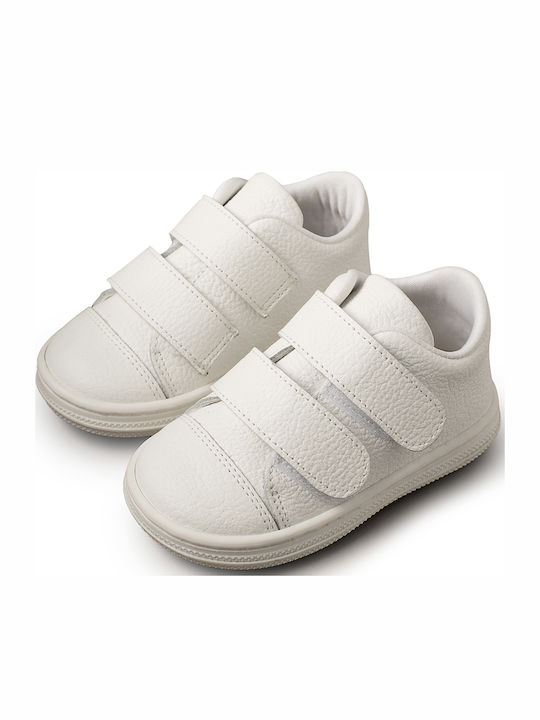 Babywalker Christening Leather Sneakers White