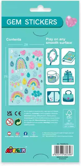 Avenir Gem Stickers-rainbows 60829 3 Years +