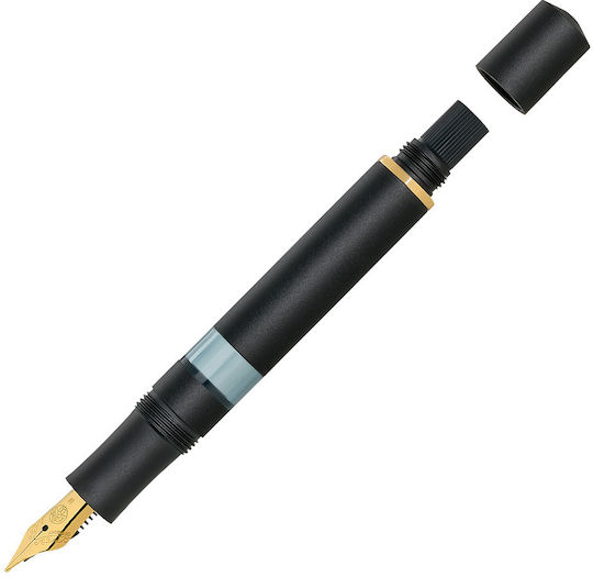 Kaweco Sport Al Module Stilou Medium Negru Din Aluminiu Cu Cerneală Neagră