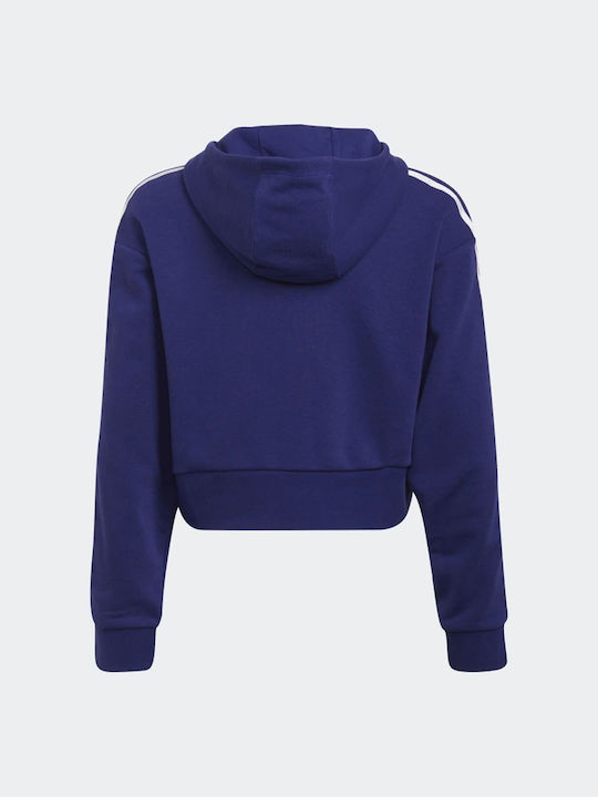 Adidas Kids Sweatshirt with Hood Purple Print