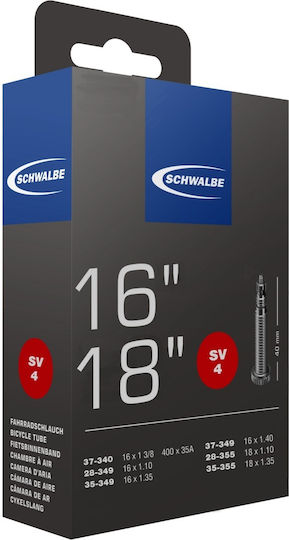 Schwalbe Cameră de Bicicletă 16 - 18 SV 4 - 16 - 18 SV 4