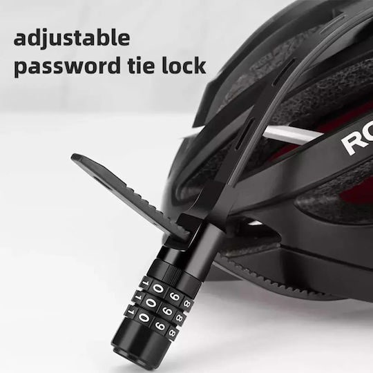 Rockbros Bicycle Cable Lock with Combination Black