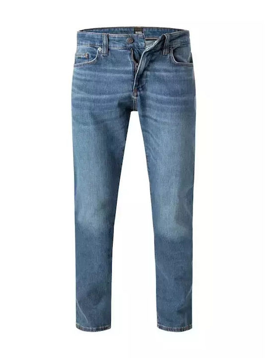 Hugo Boss Pantaloni de Bărbați din Jean Blue