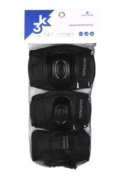 Athlopaidia Children's Protective Gear Set for Rollers Blue