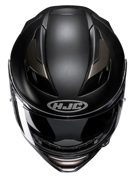 HJC F71 Semi Flat Black Titanium Каска За Мотор Full Face ECE 22.06 с Sunvisor