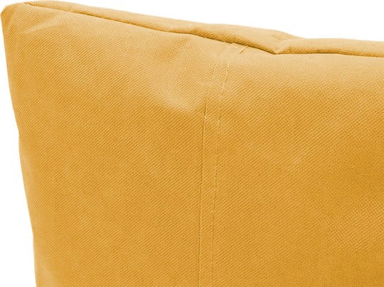 Bean Bag Chair Waterproof Norm Pro Mustard 65x65x80cm
