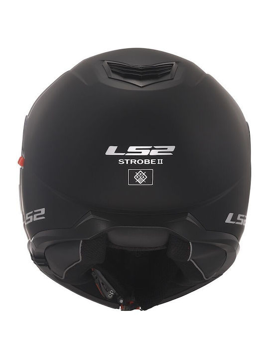 LS2 Strobe II Black Matt Κράνος Μηχανής Flip-Up ECE 22.06 1580gr