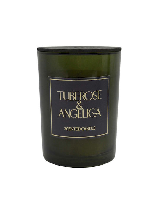 Ankor Aromatic Candle in Jar with Tuberose & Angelica Scent 8x10.5cm