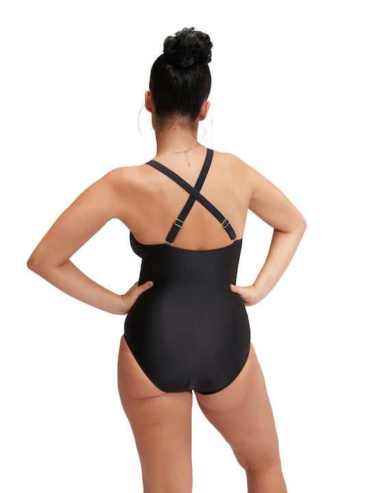 Speedo One-Piece Swimsuit Black