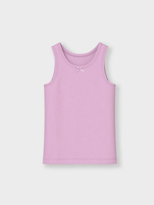 Name It Παιδικό Σετ με Φανελάκια Αμάνικα Pink Lavender 2τμχ