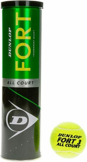 Dunlop Fort All Court Tournament Tennis Balls 4pcs
