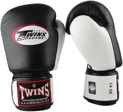 Twins Special Leather Boxing Competition Gloves Black