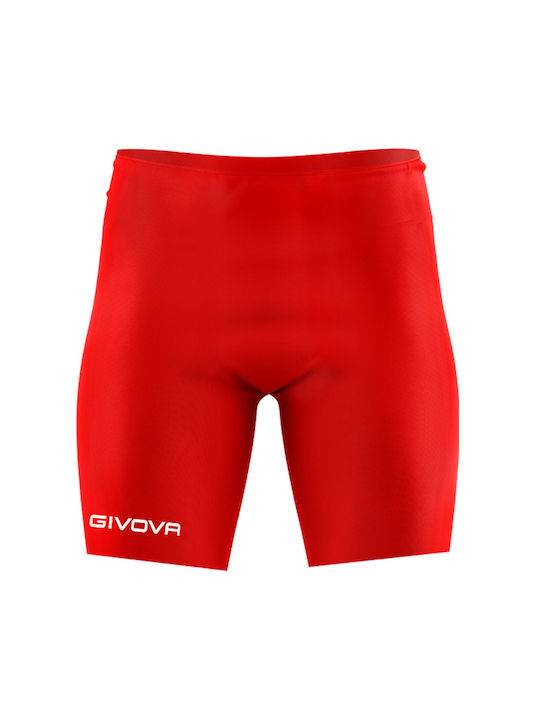 Givova Herren Sportleggings Kurz Rot