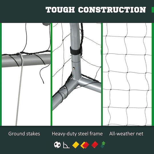 Sportnow Fußballtor 180x120x60cm