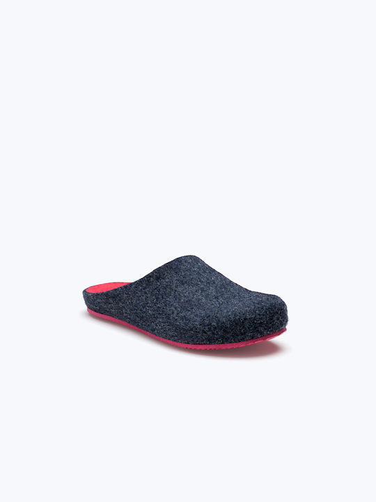 Suecos Winter Women's Slippers in Navy Blue color