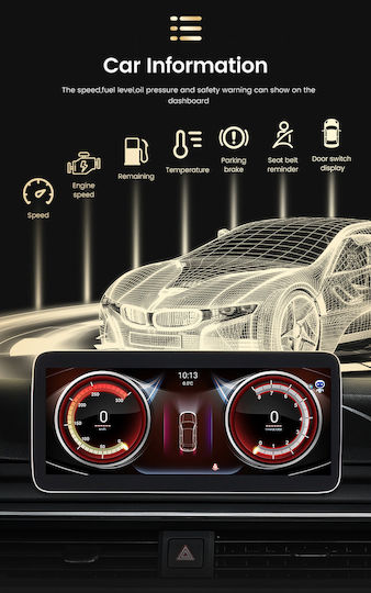 Carmedia Auto-Audiosystem für Audi A1 2010-2018 (Bluetooth/USB/WiFi/GPS/Apple-Carplay/Android-Auto) mit Touchscreen 10.25"