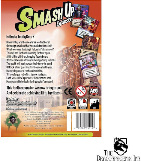 Επέκταση Παιχνιδιού Smash Up What Were We Thinking? για 2 Παίκτες (EN) Alderac
